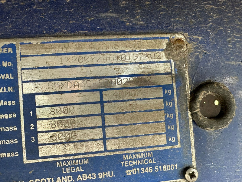 مبردة نصف مقطورة Gray and Adams Meat Hook Thermo King SLXE 400: صور 16