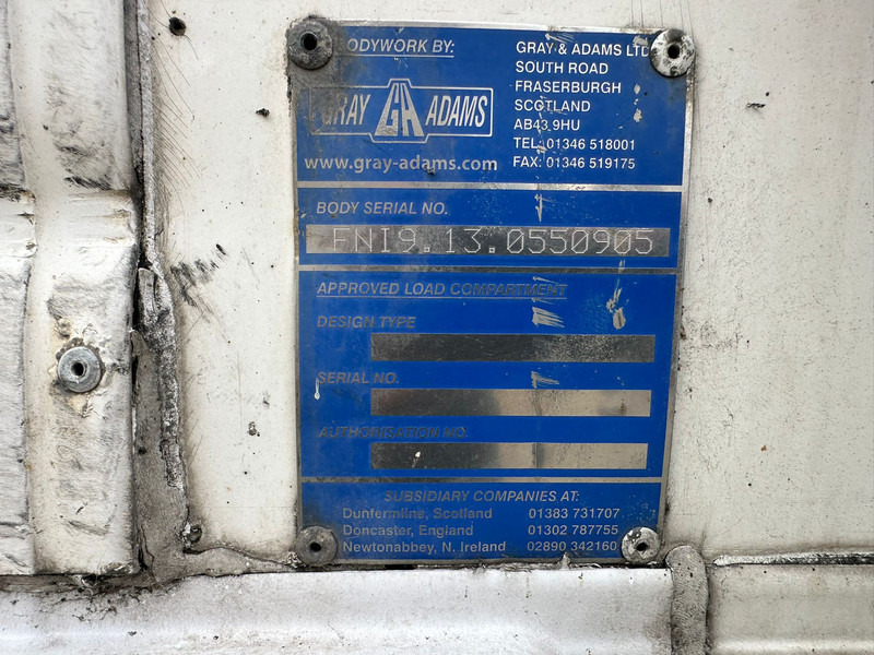 مبردة نصف مقطورة Gray and Adams Meat Hook Thermo King SLXE 400: صور 11