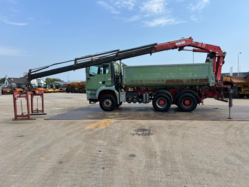 MAN TGA 26.480 6x4 tipper + HMF crane - قلابات, شاحنة كرين: صور 2 MAN TGA 26.480 6x4 tipper + HMF crane - قلابات, شاحنة كرين: صور 2
