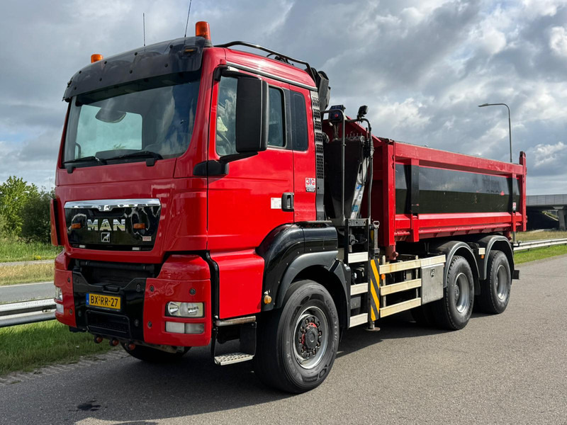 MAN TGS 32.400 6x6 Kipper with Crane - قلابات, شاحنة كرين: صور 2 MAN TGS 32.400 6x6 Kipper with Crane - قلابات, شاحنة كرين: صور 2