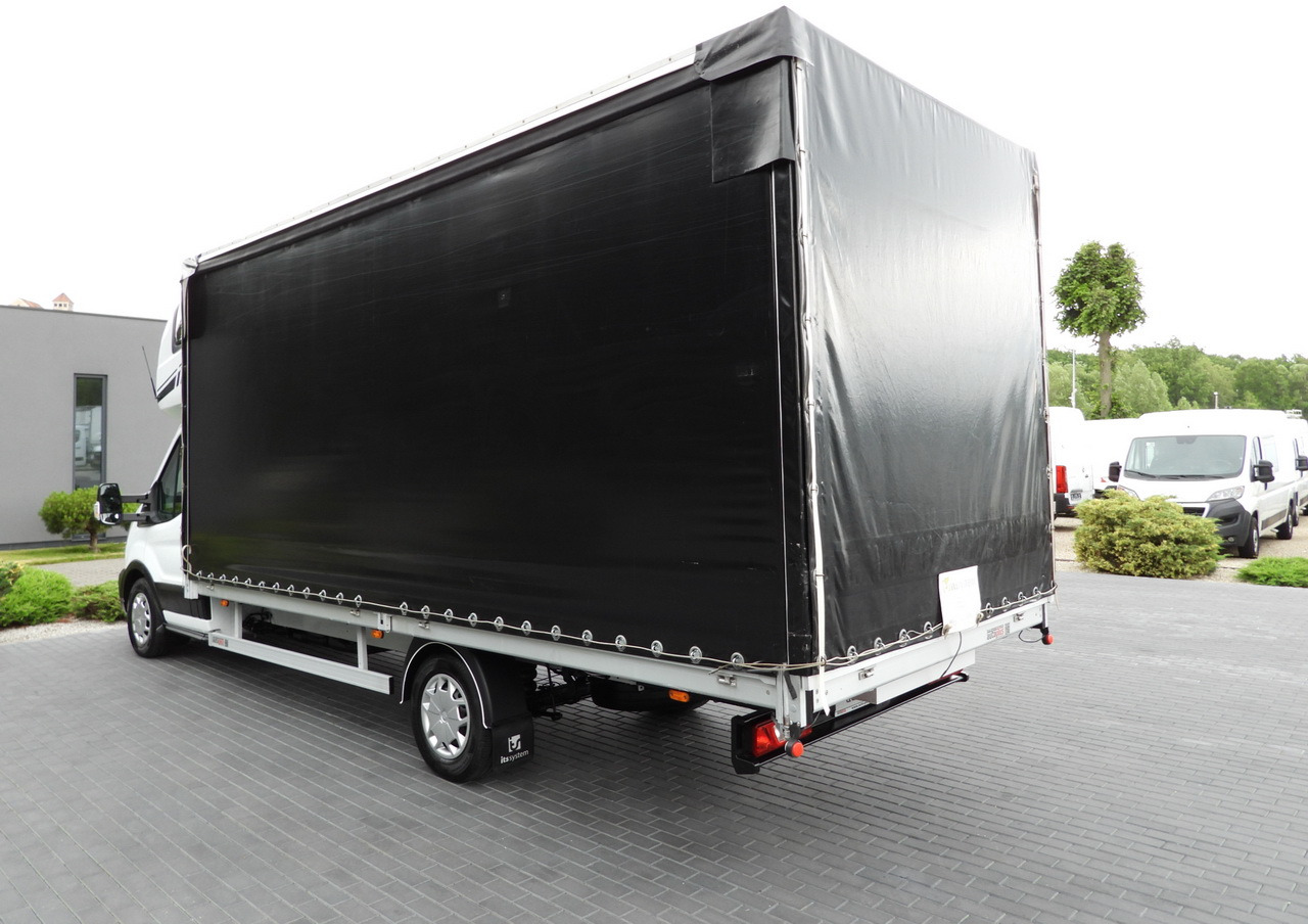الشاحنات الصغيرة ستائر FORD TRANSIT  TARPAULIN 10 PALLETS WEBASTO CRUISE CONTROL LED LIGHTS PNEUMATICS AIR CONDITIONING  160HP: صور 10