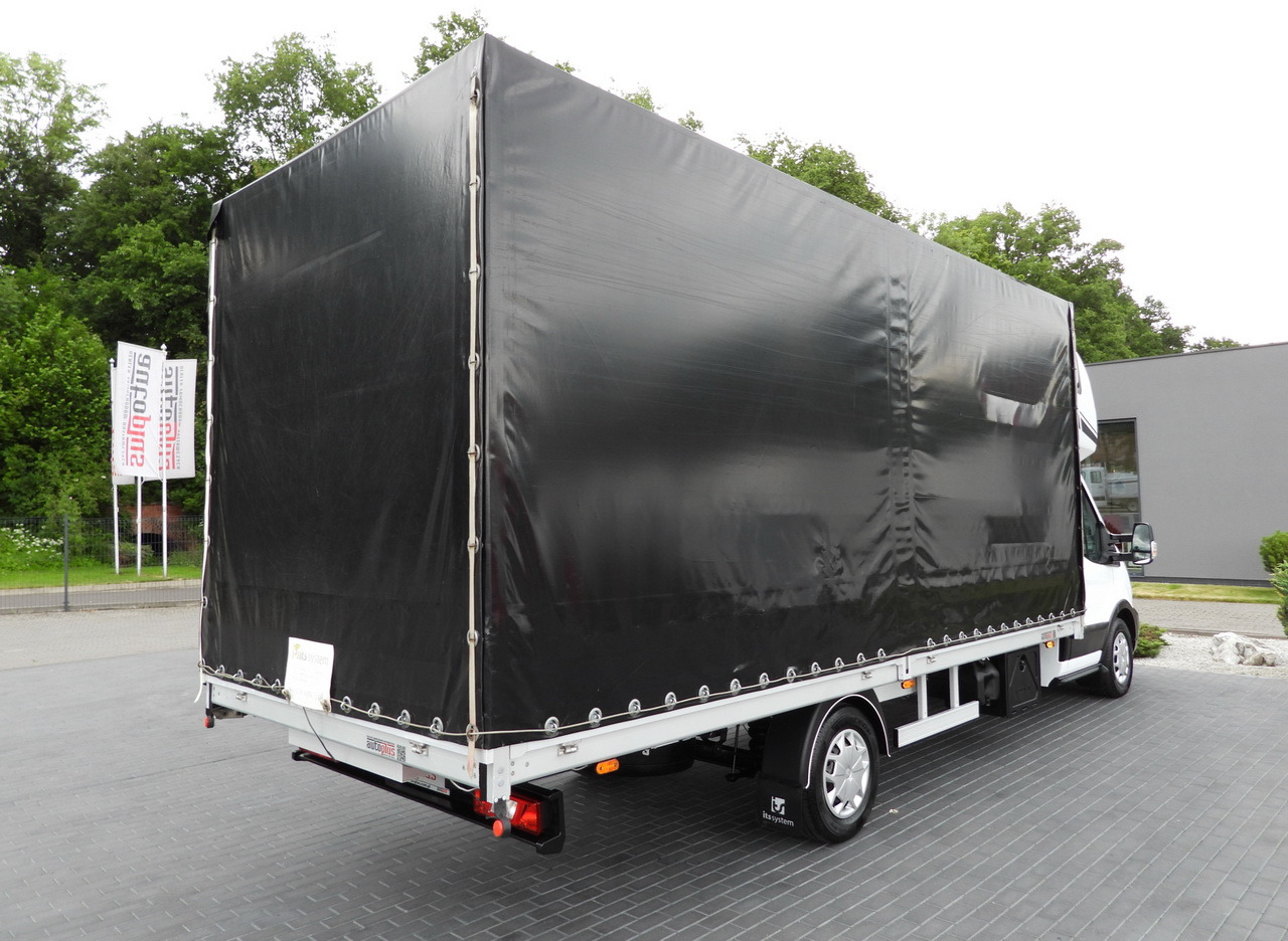 الشاحنات الصغيرة ستائر FORD TRANSIT  TARPAULIN 10 PALLETS WEBASTO CRUISE CONTROL LED LIGHTS PNEUMATICS AIR CONDITIONING  160HP: صور 13