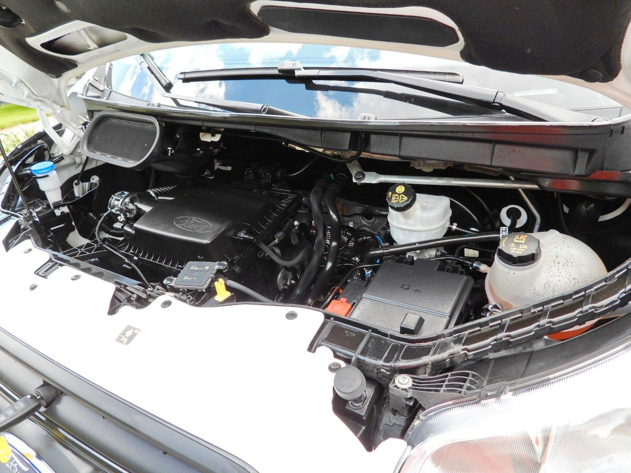 الشاحنات الصغيرة صندوق مغلق Ford TRANSIT  KOFFER AUFZUG 8 PALETTEN TEMPOMAT: صور 21
