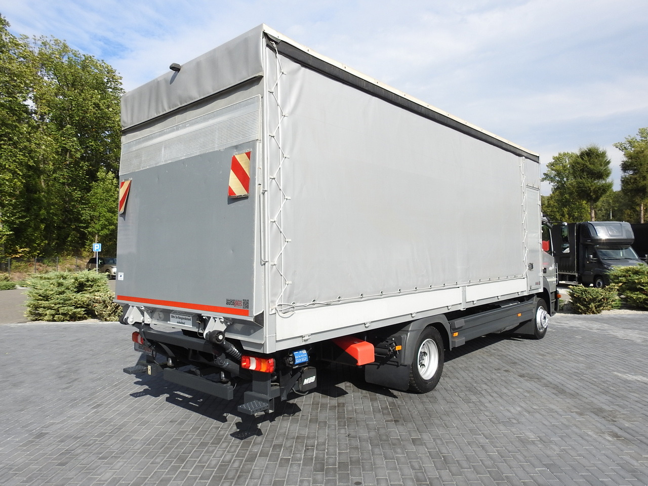 MERCEDES ATEGO 1221 TARPAULIN LIFT 16 PALLETS WEBASTO AIR CONDITIONING PNEUMATICS TWIN WHEELS 230HP - الشاحنات الصغيرة ستائر: صور 3 MERCEDES ATEGO 1221 TARPAULIN LIFT 16 PALLETS WEBASTO AIR CONDITIONING PNEUMATICS TWIN WHEELS 230HP - الشاحنات الصغيرة ستائر: صور 3