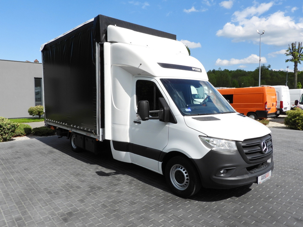 MERCEDES SPRINTER 316 TARPAULIN LIFT 10 PALLETS WEBASTO CRUISE CONTROL PNEUMATICS AIR CONDITIONING 160HP - الشاحنات الصغيرة ستائر: صور 4 MERCEDES SPRINTER 316 TARPAULIN LIFT 10 PALLETS WEBASTO CRUISE CONTROL PNEUMATICS AIR CONDITIONING 160HP - الشاحنات الصغيرة ستائر: صور 4