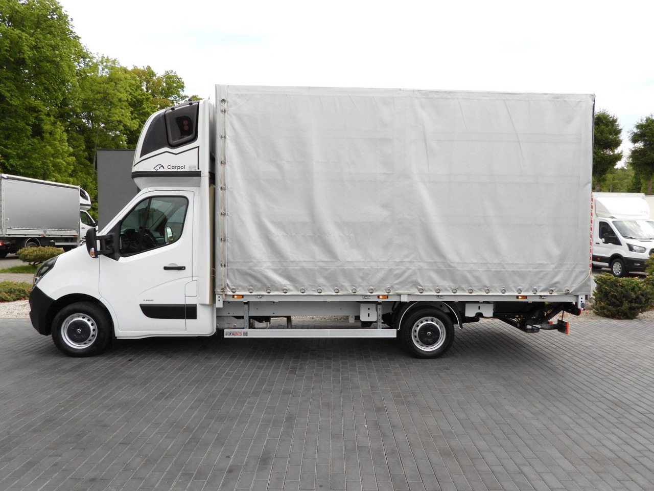 الشاحنات الصغيرة ستائر Opel MOVANO  PRITSCHE PLANE AUFZUG 9 PALETTEN WEBASTO: صور 9