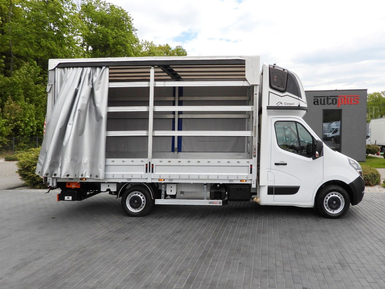 الشاحنات الصغيرة ستائر Opel MOVANO  PRITSCHE PLANE AUFZUG 9 PALETTEN WEBASTO: صور 8