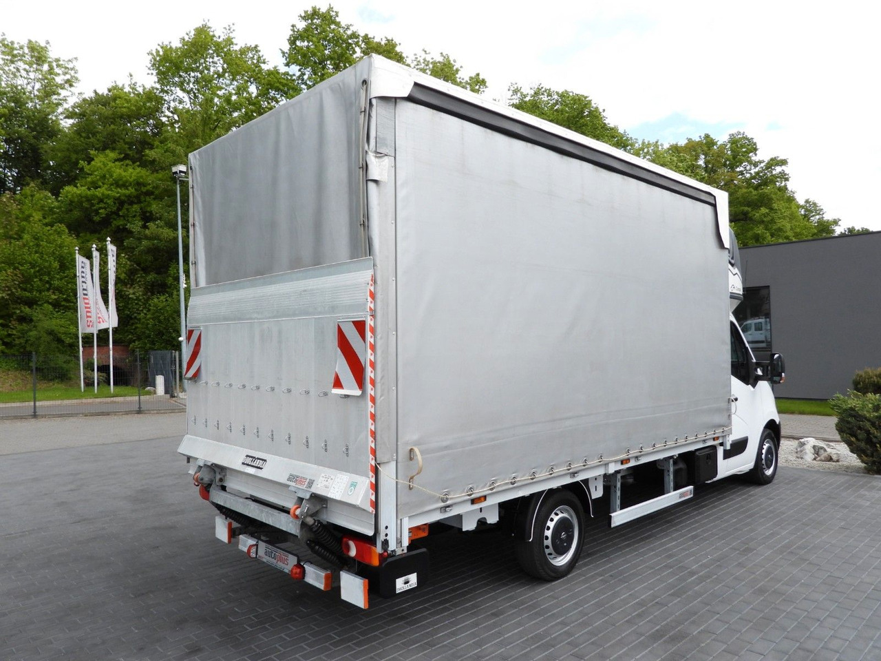 الشاحنات الصغيرة ستائر Opel MOVANO  PRITSCHE PLANE AUFZUG 9 PALETTEN WEBASTO: صور 15