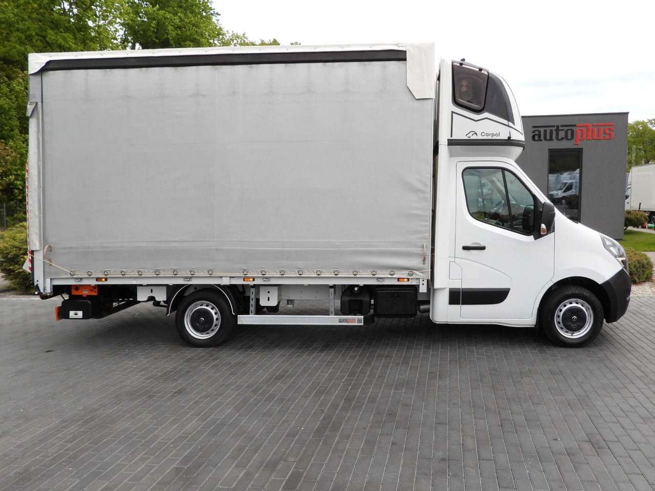 الشاحنات الصغيرة ستائر Opel MOVANO  PRITSCHE PLANE AUFZUG 9 PALETTEN WEBASTO: صور 7