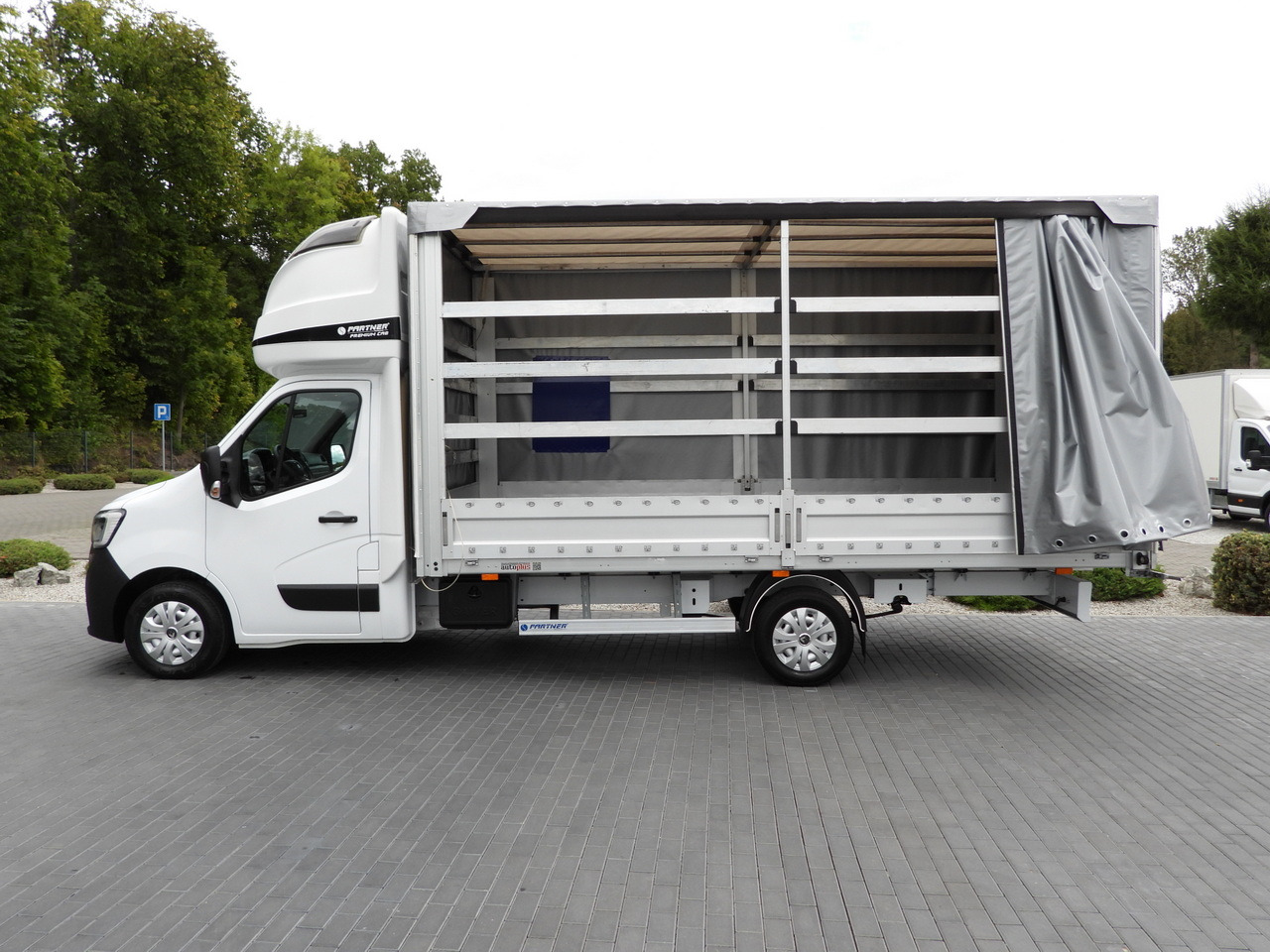 الشاحنات الصغيرة ستائر RENAULT MASTER TARPAULIN 10 PALLETS WEBASTO CRUISE CONTROL LED LIGHTS PNEUMATICS AIR CONDITIONING  165HP: صور 8