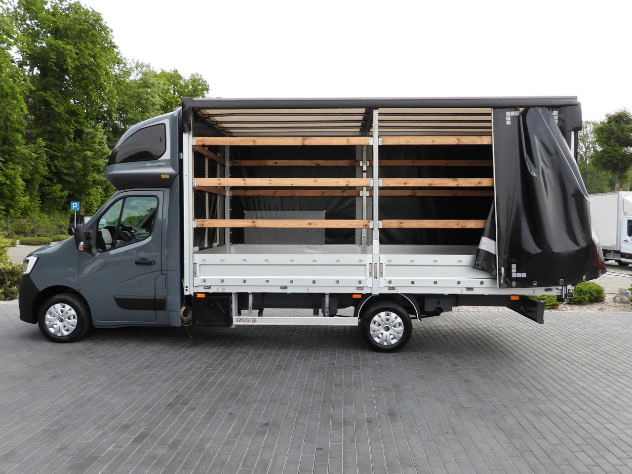 الشاحنات الصغيرة ستائر Renault MASTER PRITSCHE PLANE 10 PALETTEN WEBASTO TEMPOM: صور 8