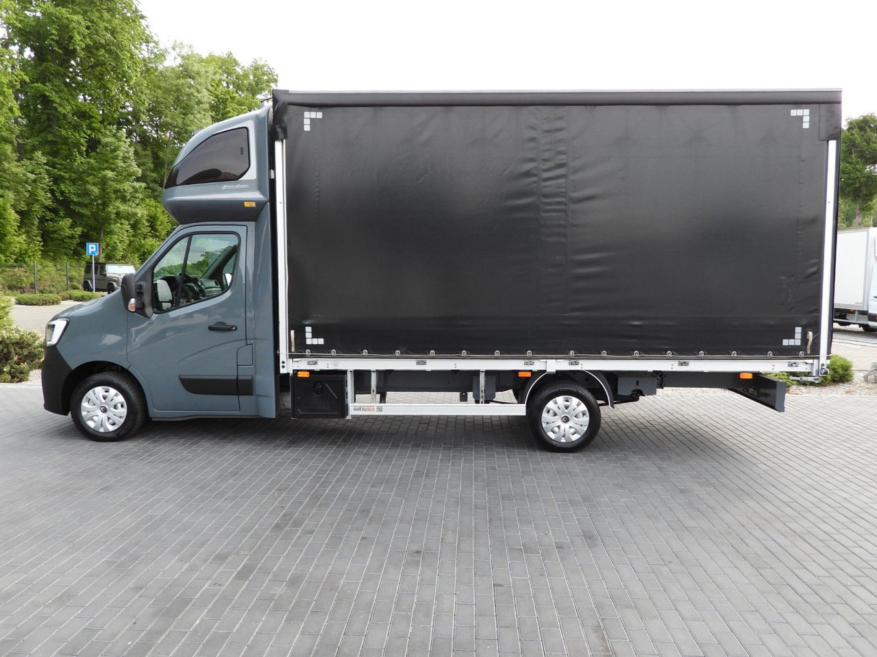 الشاحنات الصغيرة ستائر Renault MASTER PRITSCHE PLANE 10 PALETTEN WEBASTO TEMPOM: صور 9