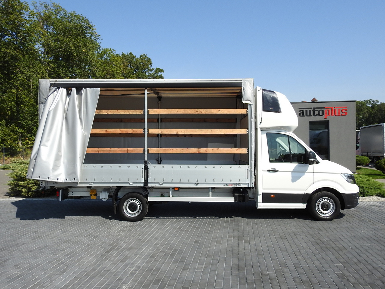 الشاحنات الصغيرة ستائر VOLKSWAGEN CRAFTER TARPAULIN 10 PALLETS WEBASTO CRUISE CONTROL AIR CONDITIONING LED LIGHTS  180HP: صور 8