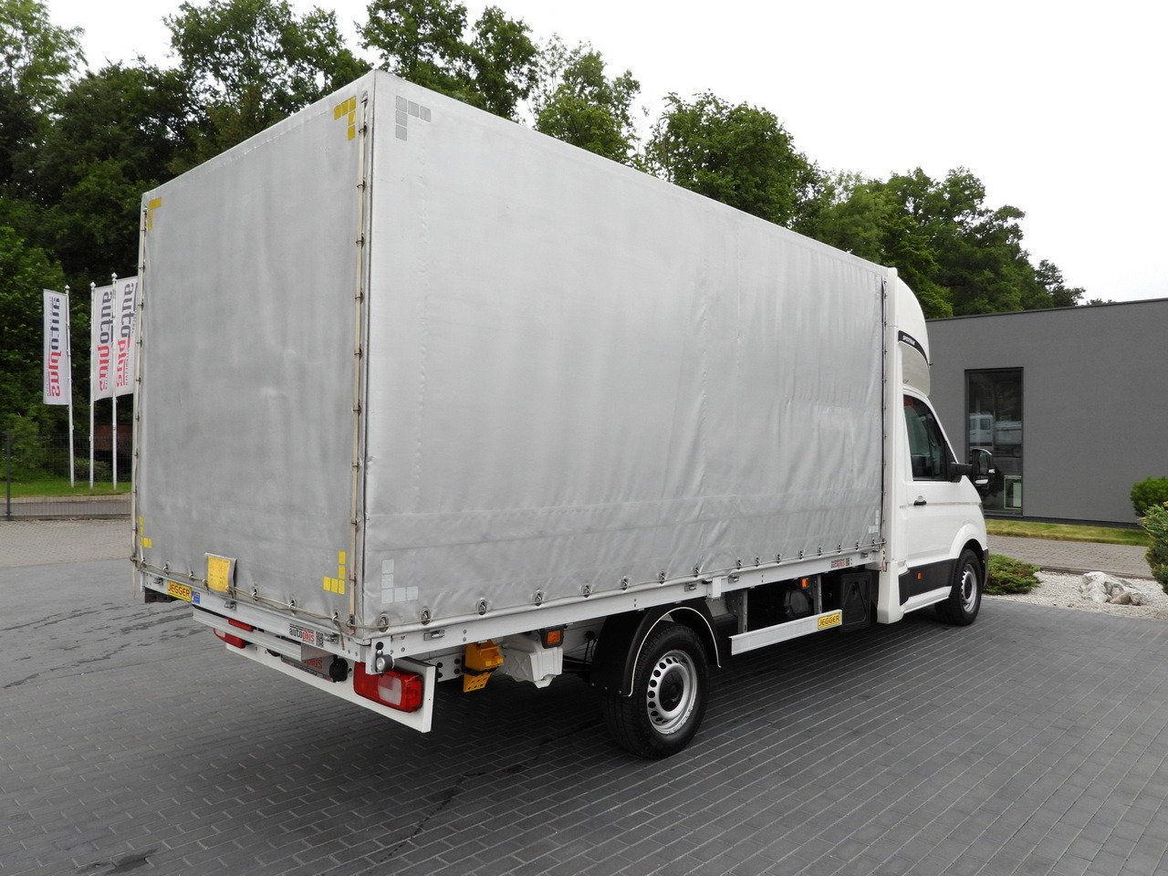 الشاحنات الصغيرة ستائر VOLKSWAGEN CRAFTER  TARPAULIN 8 PALLETS WEBASTO CRUISE CONTROL LED LIGHTS AIR CONDITIONING  180HP: صور 13