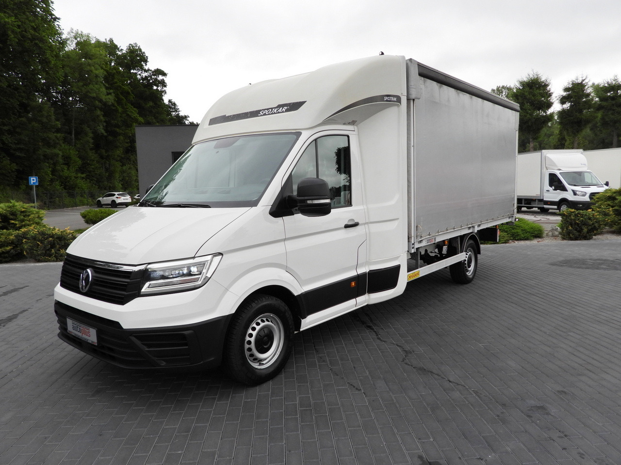 الشاحنات الصغيرة ستائر VOLKSWAGEN CRAFTER  TARPAULIN 8 PALLETS WEBASTO CRUISE CONTROL LED LIGHTS AIR CONDITIONING  180HP: صور 17