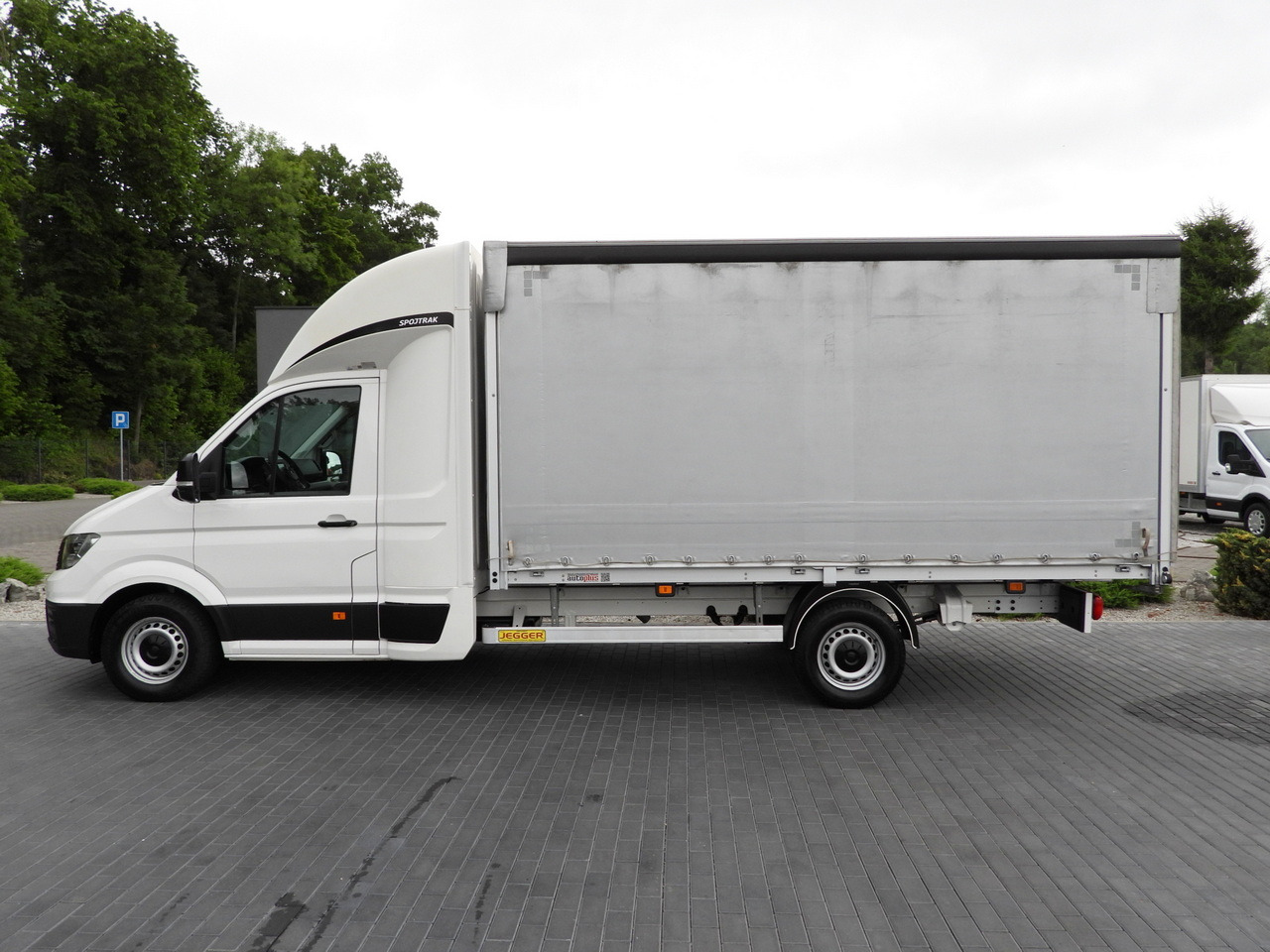 الشاحنات الصغيرة ستائر VOLKSWAGEN CRAFTER  TARPAULIN 8 PALLETS WEBASTO CRUISE CONTROL LED LIGHTS AIR CONDITIONING  180HP: صور 9