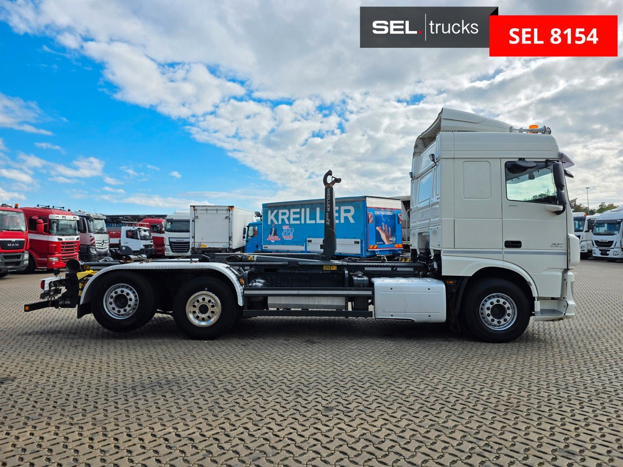 DAF XF 510 FAN / ZF Intarder / Lenk-Liftachse - شاحنة ذات الخطاف: صور 4 DAF XF 510 FAN / ZF Intarder / Lenk-Liftachse - شاحنة ذات الخطاف: صور 4