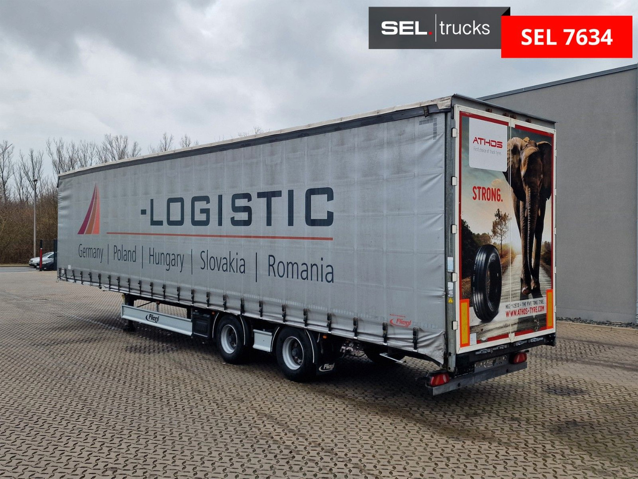 الخيمة نصف مقطورة Fliegl SZS320 / Hubdach / EDSCHA / Mega: صور 7