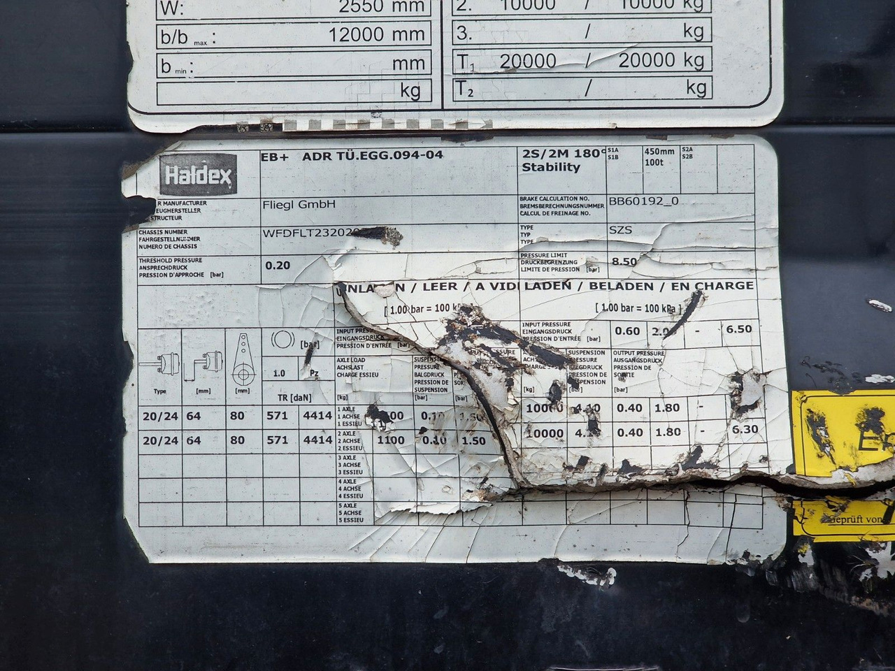 الخيمة نصف مقطورة Fliegl SZS320 / Hubdach / EDSCHA / Mega: صور 45