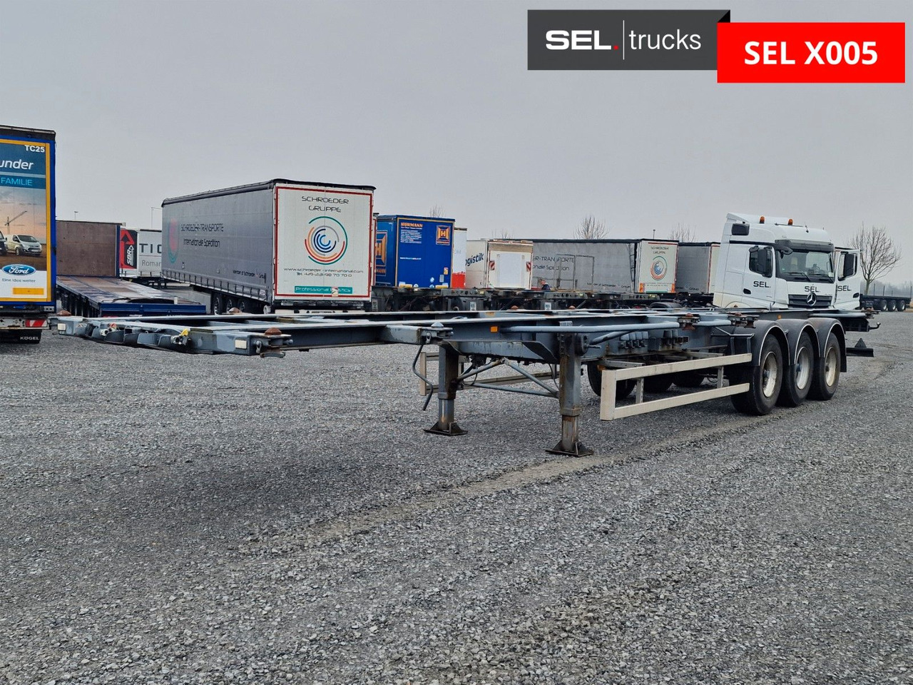 Krone SDC 24 Containerchassie - شاحنات الحاويات/ جسم علوي قابل للتغيير نصف مقطورة: صور 1 Krone SDC 24 Containerchassie - شاحنات الحاويات/ جسم علوي قابل للتغيير نصف مقطورة: صور 1
