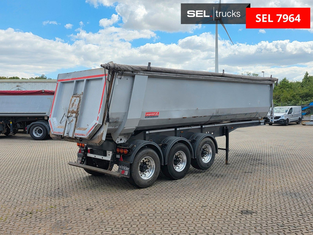 Langendorf SKS-HS 24/30 / Alu-Felgen / Liftachse - قلابة نصف مقطورة: صور 5 Langendorf SKS-HS 24/30 / Alu-Felgen / Liftachse - قلابة نصف مقطورة: صور 5