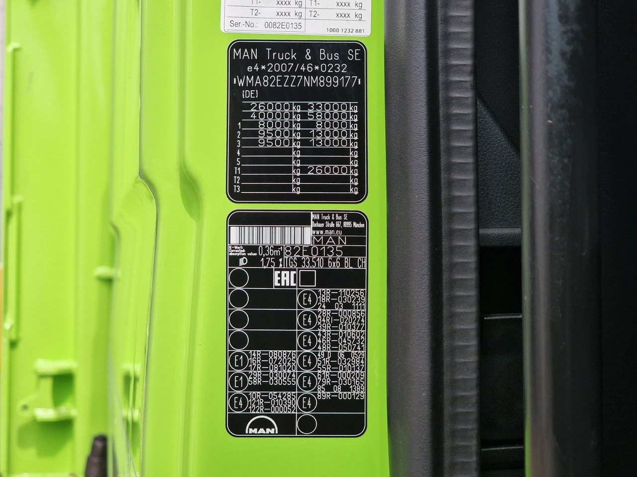 قلابات MAN TGS 33.510 6x6 BL CH /Dreiseitenkipper /6x6 / 6D: صور 12 قلابات MAN TGS 33.510 6x6 BL CH /Dreiseitenkipper /6x6 / 6D: صور 12