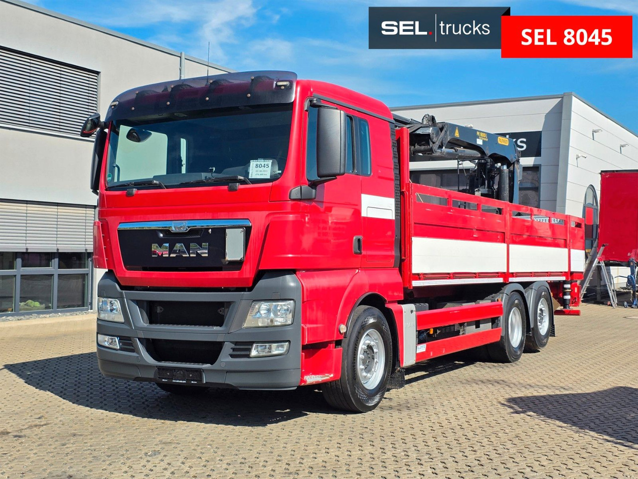 MAN TGX 26.400 6x2-2 LL / Ohne Fernbed. / Lenkachse - شاحنة كرين: صور 1 MAN TGX 26.400 6x2-2 LL / Ohne Fernbed. / Lenkachse - شاحنة كرين: صور 1