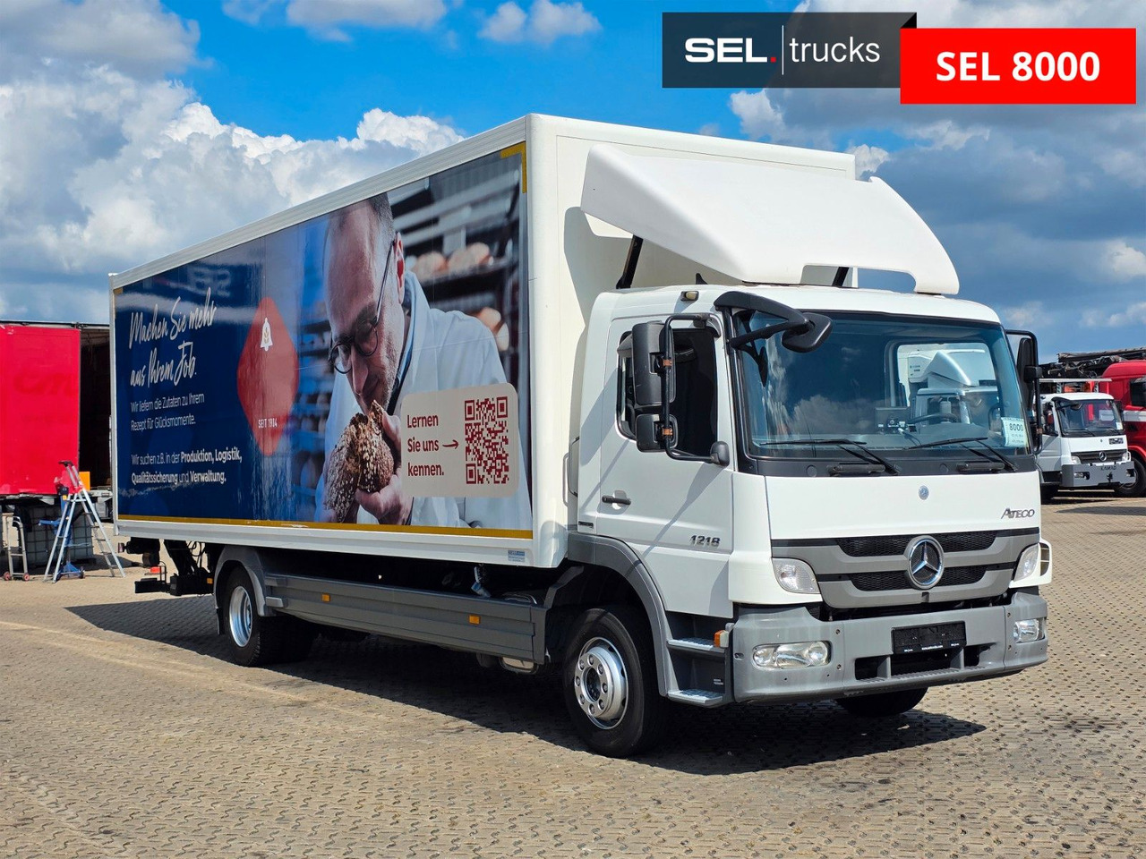 Mercedes-Benz Atego 1218 / Ladebordwand - بصندوق مغلق شاحنة: صور 3 Mercedes-Benz Atego 1218 / Ladebordwand - بصندوق مغلق شاحنة: صور 3