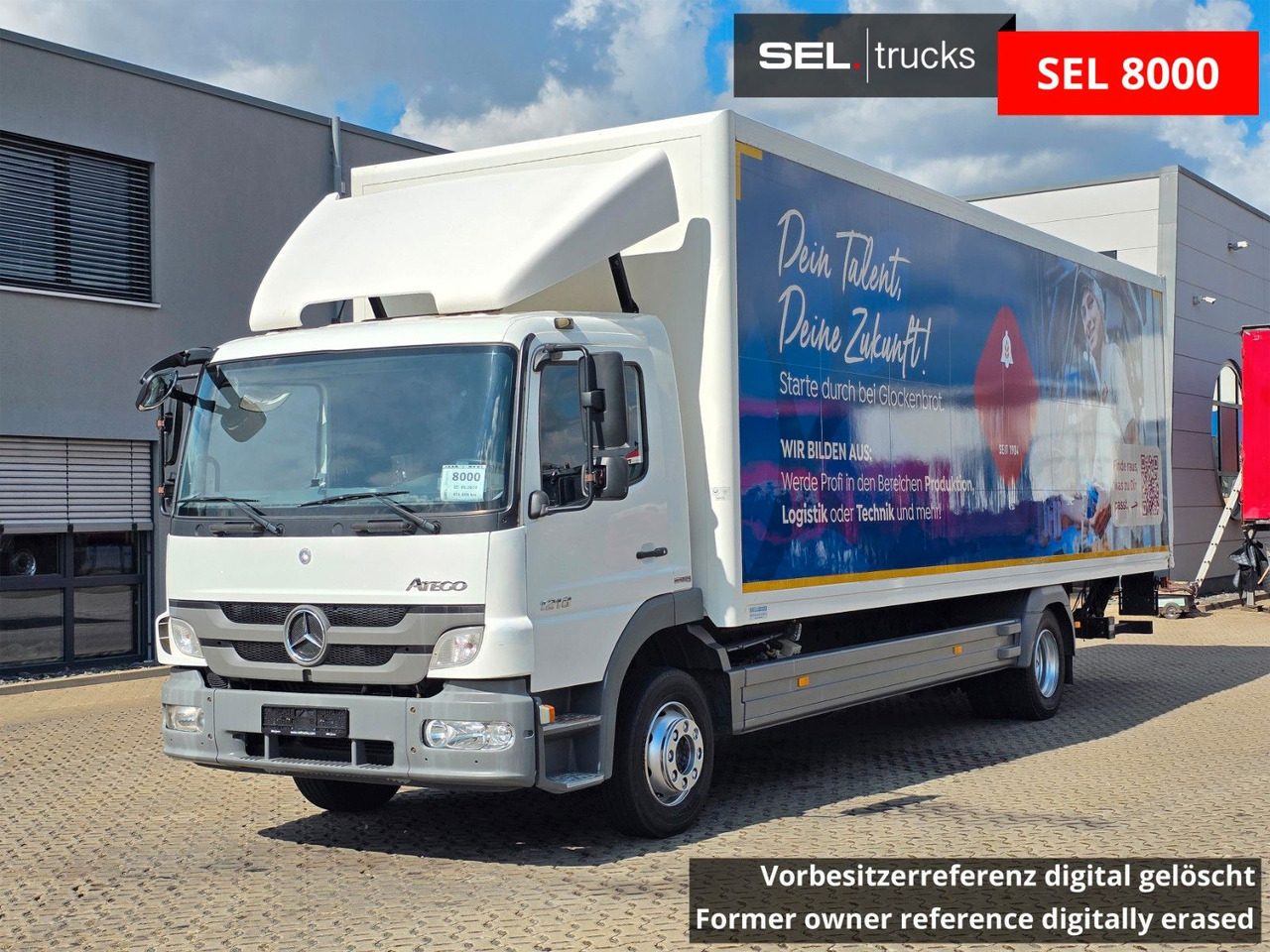 Mercedes-Benz Atego 1218 / Ladebordwand - بصندوق مغلق شاحنة: صور 1 Mercedes-Benz Atego 1218 / Ladebordwand - بصندوق مغلق شاحنة: صور 1