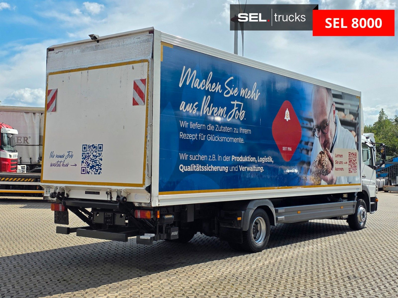 Mercedes-Benz Atego 1218 / Ladebordwand - بصندوق مغلق شاحنة: صور 5 Mercedes-Benz Atego 1218 / Ladebordwand - بصندوق مغلق شاحنة: صور 5