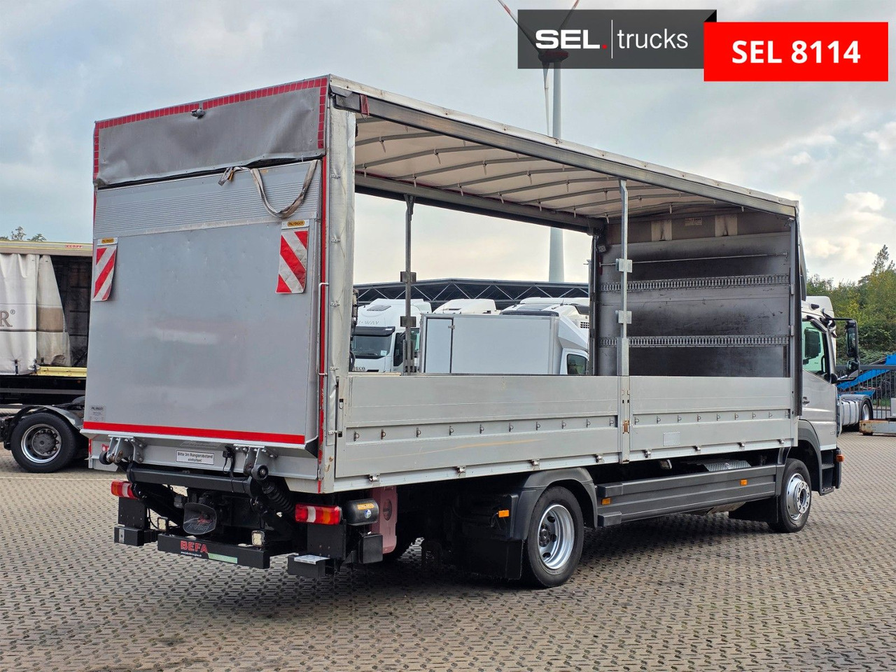 Mercedes-Benz Atego 1221 / Ladebordwand - شاحنة ستارة: صور 5 Mercedes-Benz Atego 1221 / Ladebordwand - شاحنة ستارة: صور 5