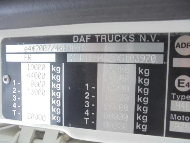 شاحنة جرار DAF XF 460 TUV 11-2026: صور 16