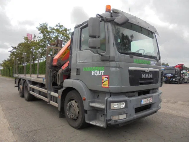 MAN TGM 340 6X2 GESTUURD - شاحنة كرين: صور 3 MAN TGM 340 6X2 GESTUURD - شاحنة كرين: صور 3