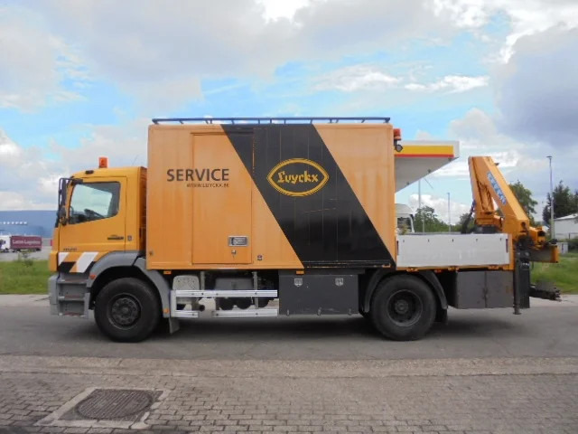 Mercedes-Benz Axor 1828 - شاحنة كرين: صور 4 Mercedes-Benz Axor 1828 - شاحنة كرين: صور 4