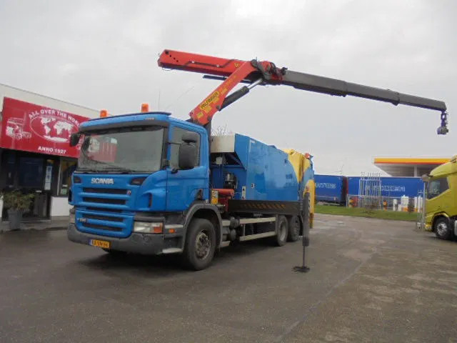 Scania P280 B 6X2 - شاحنة القمامة: صور 1 Scania P280 B 6X2 - شاحنة القمامة: صور 1