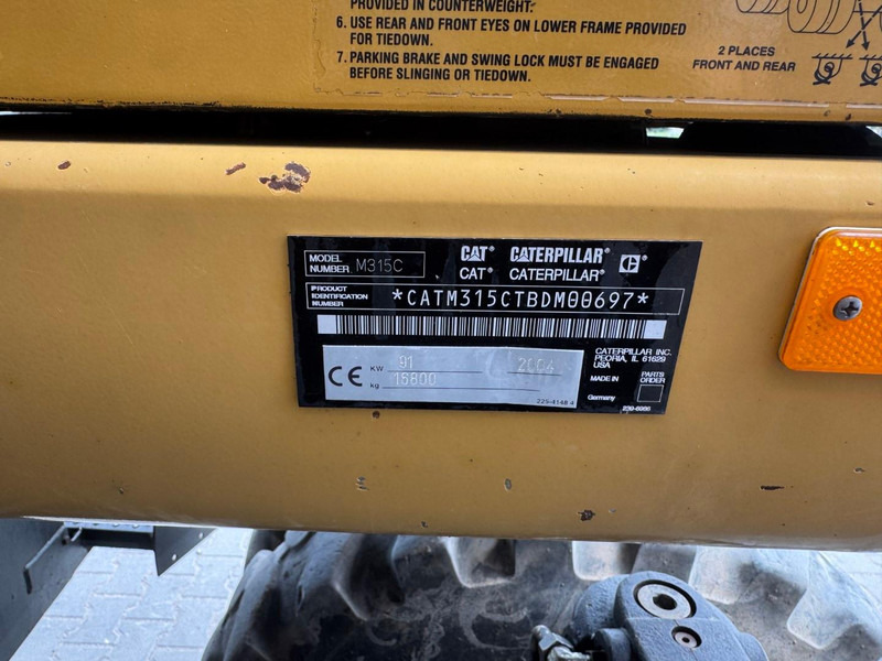 حفارة على عجلات Caterpillar M 315 C: صور 14