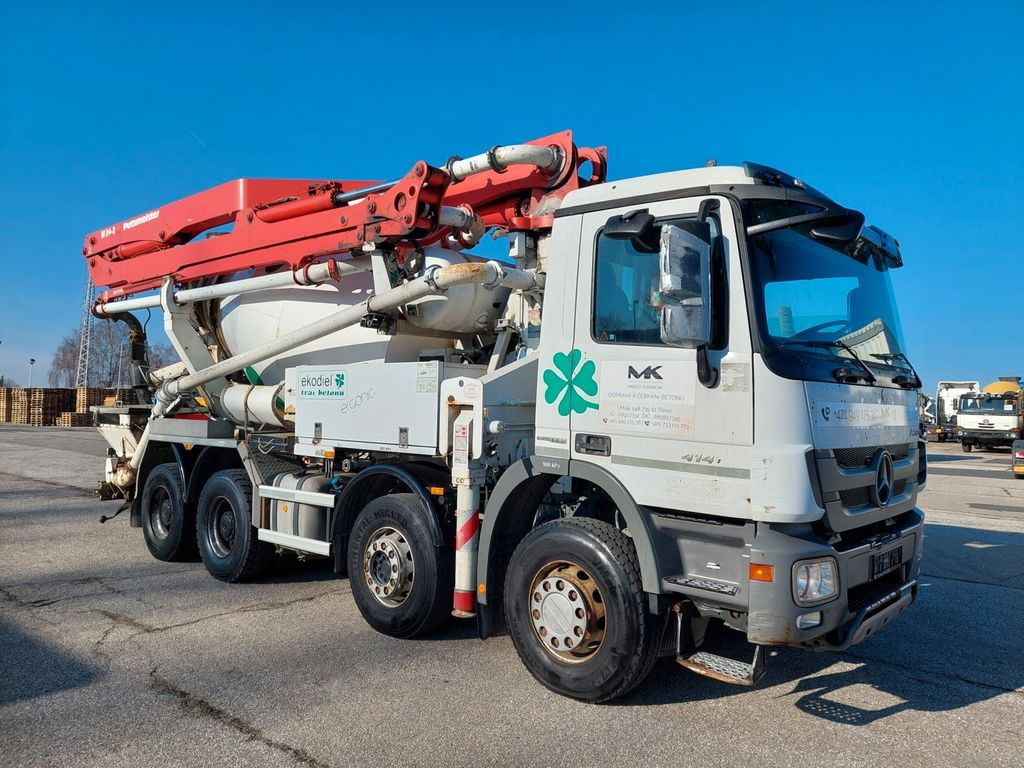 Mercedes-Benz Actros 4141 BB Putzmeister M24-3 Mercedes-Benz Actros 4141 BB Putzmeister M24-3 - خلاطة مع مضخة: صور 2 Mercedes-Benz Actros 4141 BB Putzmeister M24-3 Mercedes-Benz Actros 4141 BB Putzmeister M24-3 - خلاطة مع مضخة: صور 2
