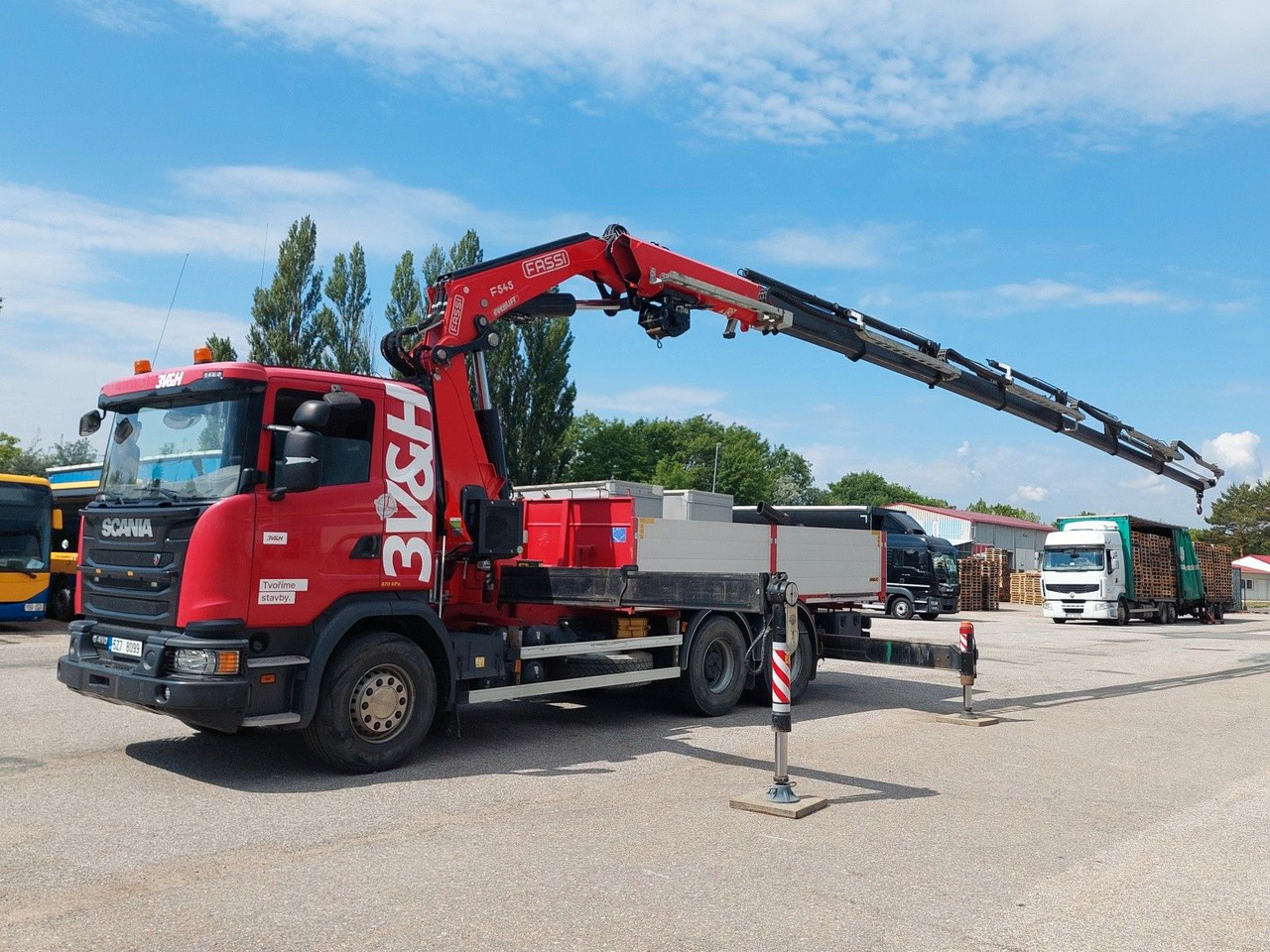 Scania G 410LB 6x4 HNA + Kran Fassi F545RA.2.27 FLY-JIB - شاحنات مسطحة, شاحنة كرين: صور 5 Scania G 410LB 6x4 HNA + Kran Fassi F545RA.2.27 FLY-JIB - شاحنات مسطحة, شاحنة كرين: صور 5