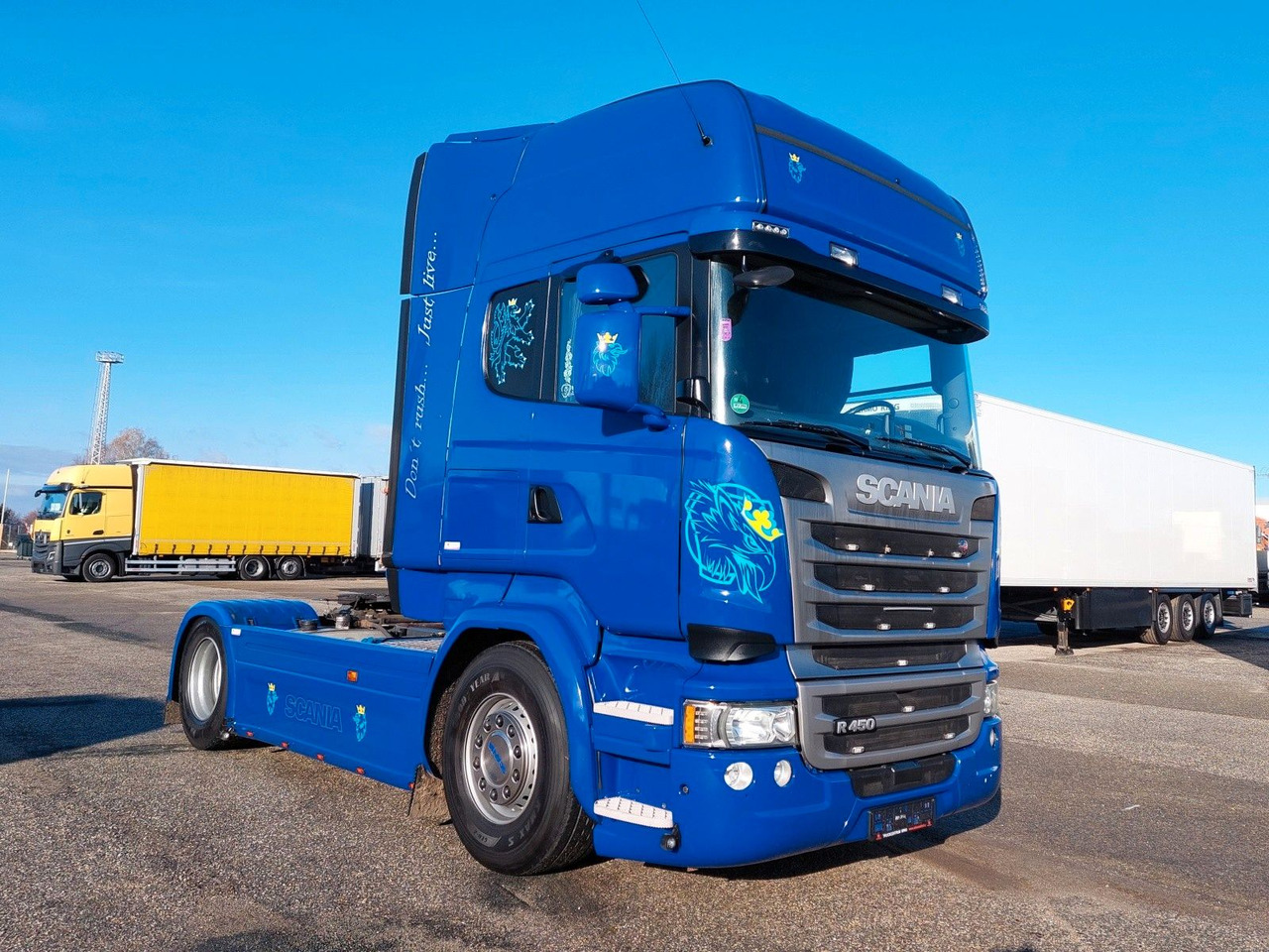 Scania R450 Retarder Luft/Luft Standklima Hydraulik - شاحنة جرار: صور 2 Scania R450 Retarder Luft/Luft Standklima Hydraulik - شاحنة جرار: صور 2