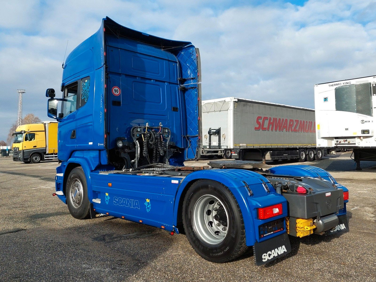 Scania R450 Retarder Luft/Luft Standklima Hydraulik - شاحنة جرار: صور 3 Scania R450 Retarder Luft/Luft Standklima Hydraulik - شاحنة جرار: صور 3