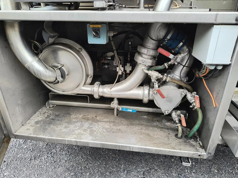 نصف مقطورة صهريج لنقل الحليب MAISONNEUVE 25000L INSULATED INOX TANK - 2 COMP - PUMP: صور 8