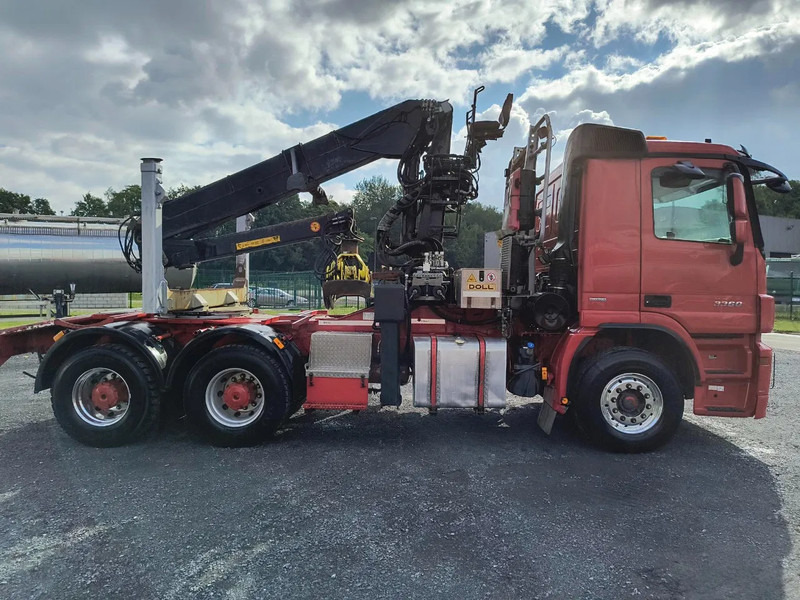 Mercedes-Benz Actros 3360 V8 CRANE HIAB 251S80 - 6X4 - V8 - شاحنة قطع الأشجار, شاحنة كرين: صور 4 Mercedes-Benz Actros 3360 V8 CRANE HIAB 251S80 - 6X4 - V8 - شاحنة قطع الأشجار, شاحنة كرين: صور 4