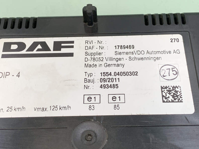 DAF XF105 - لوحة القيادة - شاحنة: صور 3 DAF XF105 - لوحة القيادة - شاحنة: صور 3