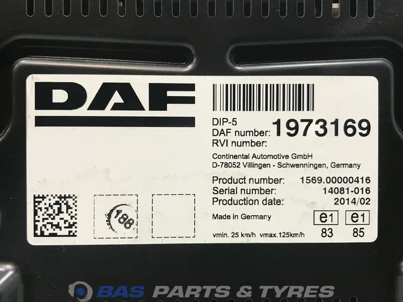 DAF XF106 Instrumentenpaneel DAF 1958084 - لوحة القيادة - شاحنة: صور 3 DAF XF106 Instrumentenpaneel DAF 1958084 - لوحة القيادة - شاحنة: صور 3