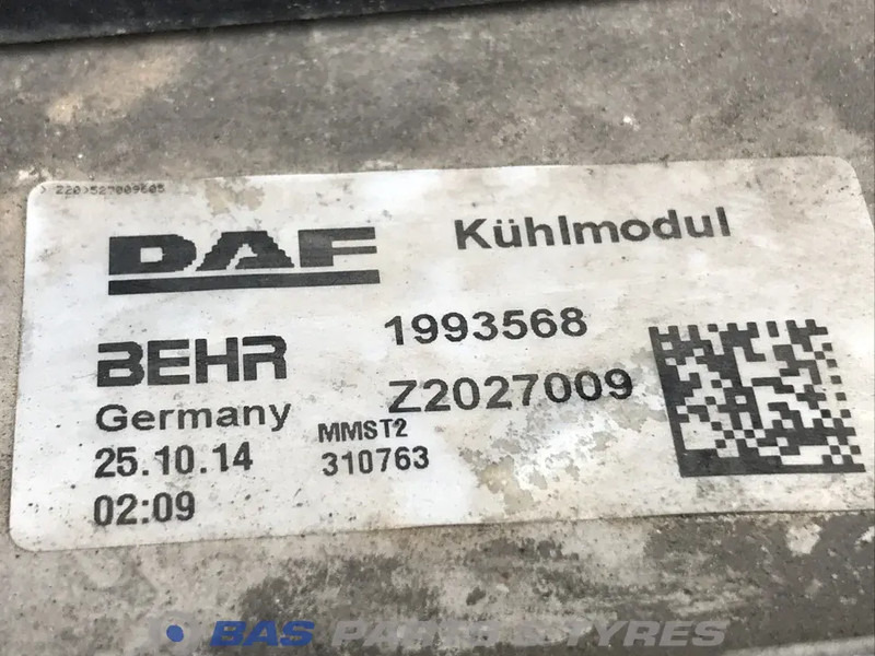 DAF XF106 Koelerpakket DAF MX13 375 H1 1909450 - المشعاع - شاحنة: صور 4 DAF XF106 Koelerpakket DAF MX13 375 H1 1909450 - المشعاع - شاحنة: صور 4