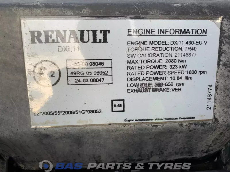 Renault Premium Euro 4-5 - المحرك - شاحنة: صور 5 Renault Premium Euro 4-5 - المحرك - شاحنة: صور 5