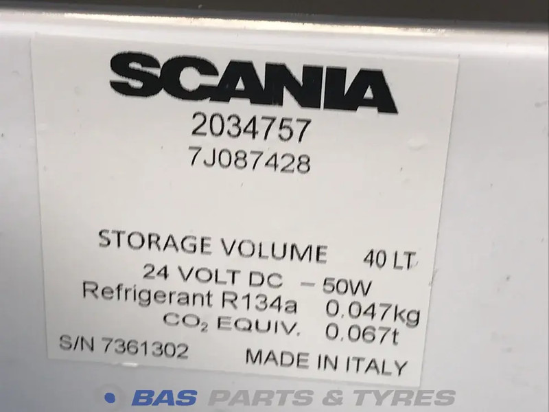 Scania S-Serie NextGen Koelkast Scania 40 Liter 2706575 - قطع الغيار - شاحنة: صور 5 Scania S-Serie NextGen Koelkast Scania 40 Liter 2706575 - قطع الغيار - شاحنة: صور 5