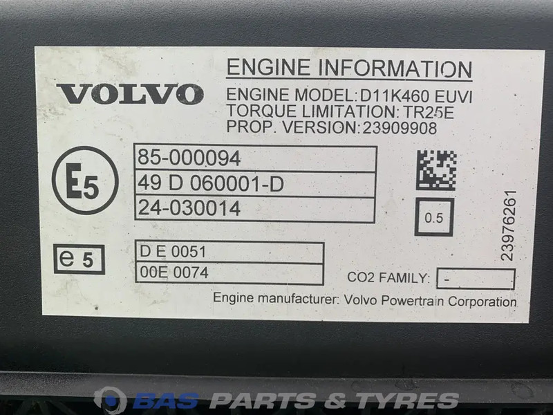 Volvo FM5 Motor Volvo D11K 460 K5 22611917 - المحرك - شاحنة: صور 5 Volvo FM5 Motor Volvo D11K 460 K5 22611917 - المحرك - شاحنة: صور 5