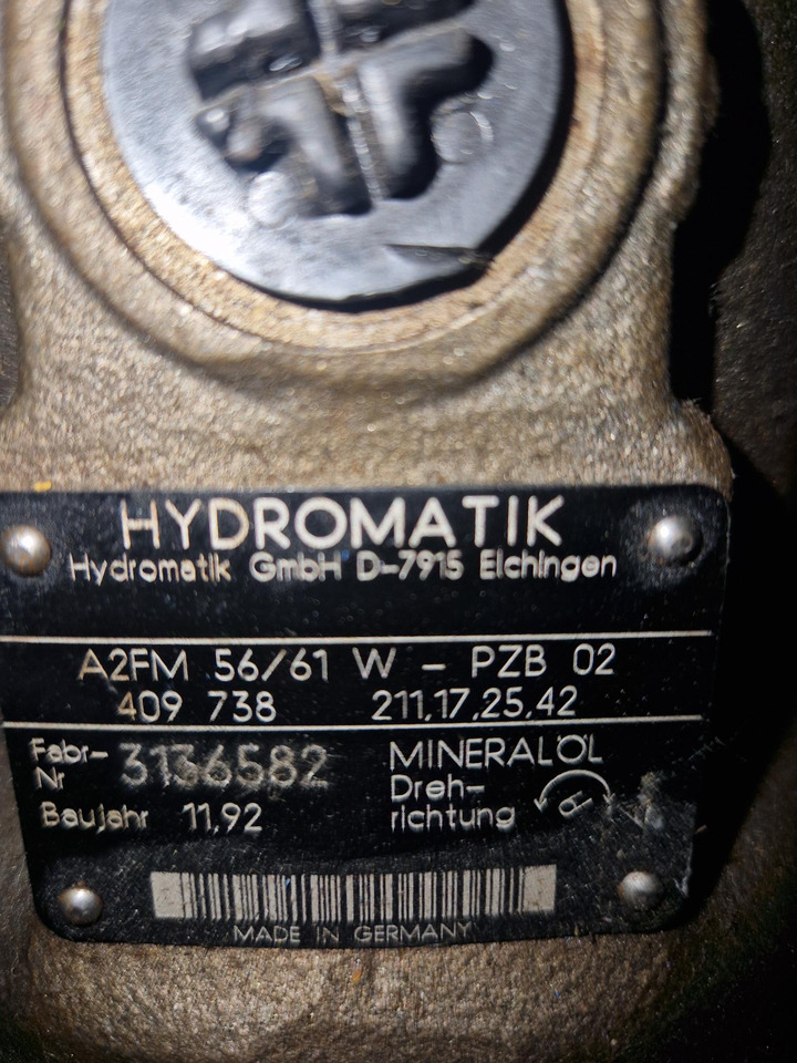 BOMBA HYDROMATIK A2FM 56/61W - مضخة هيدروليكية: صور 3 BOMBA HYDROMATIK A2FM 56/61W - مضخة هيدروليكية: صور 3