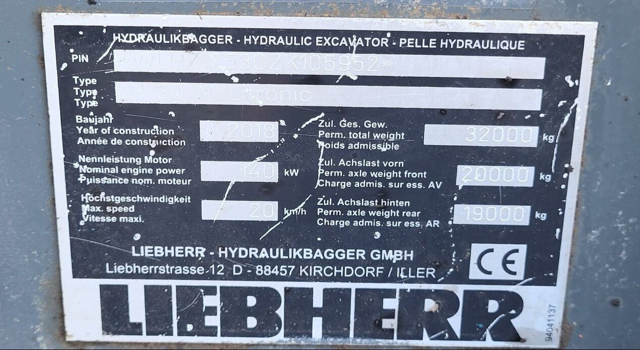 تأجير LIEBHERR LH30M LIEBHERR LH30M: صور 37 تأجير LIEBHERR LH30M LIEBHERR LH30M: صور 37